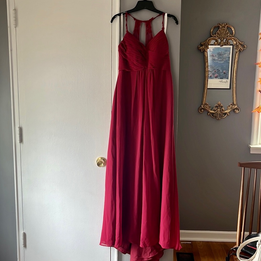 Azazie Bridesmaids Dress in Rust